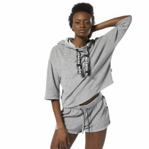 Damen Sweater mit Kapuze Reebok Wor Dunkelgrau