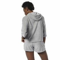 Sweat à capuche femme Reebok Wor Gris foncé