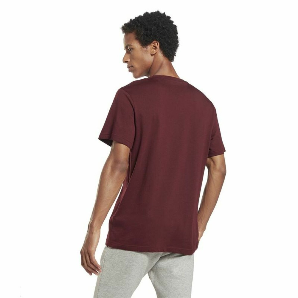 Men’s Short Sleeve T-Shirt Reebok RI Logo Maroon