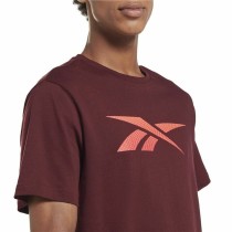 Men’s Short Sleeve T-Shirt Reebok RI Logo Maroon