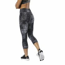 Leggings de Sport pour Femmes Reebok Lux 3/4 Noir