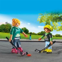 Playset Playmobil 71209 13 Pieces Hockey player Duo