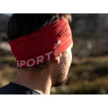 Sport Stirnband Compressport On/Off Dunkelrot Einheitsgröße