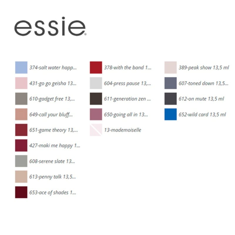 nail polish Essie Essie 13,5 ml