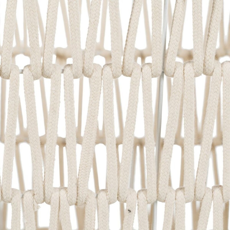 Lot de paniers Blanc Corde 45 x 35 x 36 cm (3 Pièces)