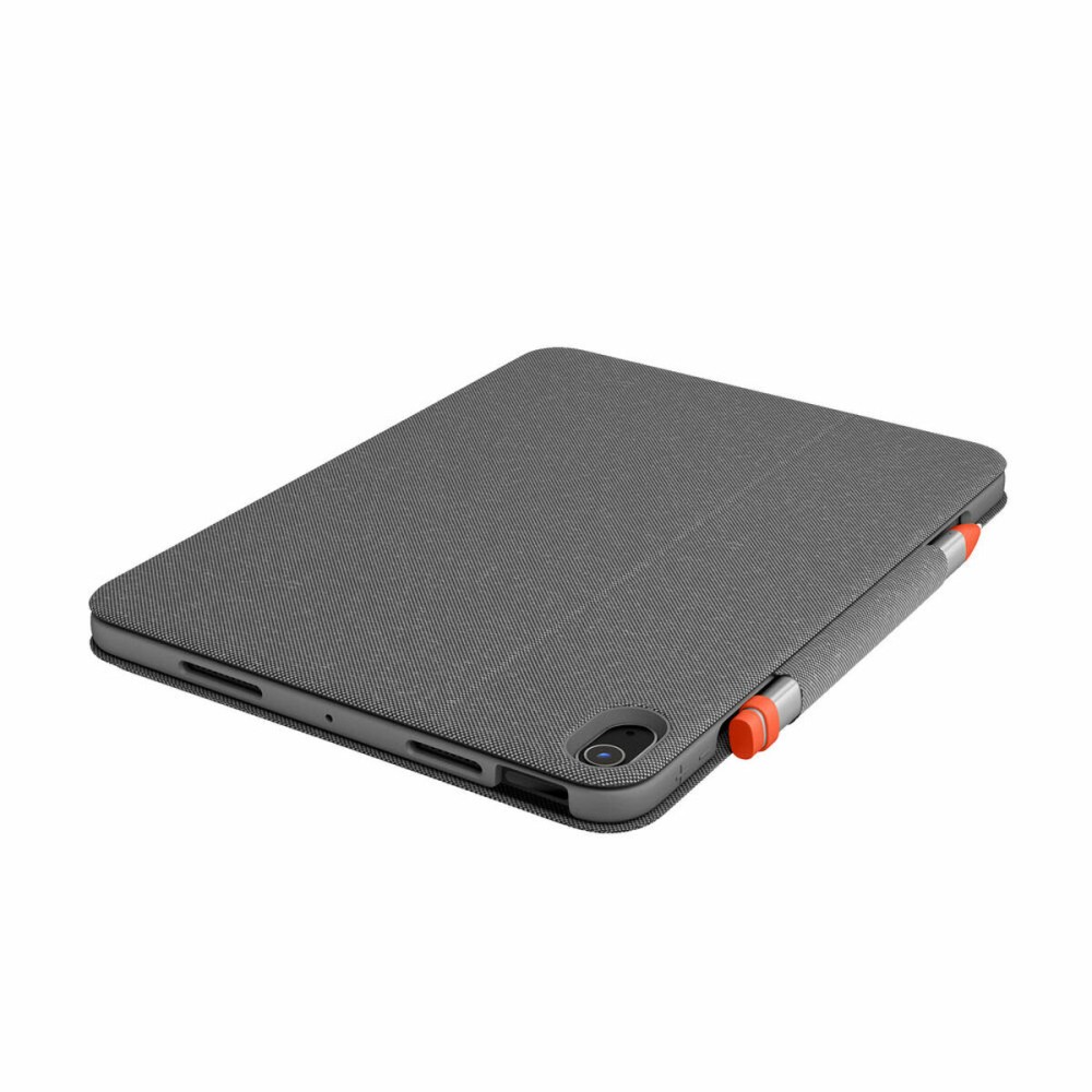 Housse pour Tablette et Clavier Logitech iPad Air 2020 Gris Espagnol Qwerty QWERTY