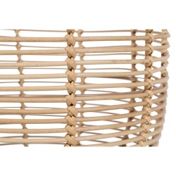 Set of Baskets Natural Resin 35 x 35 x 29 cm (3 Pieces)