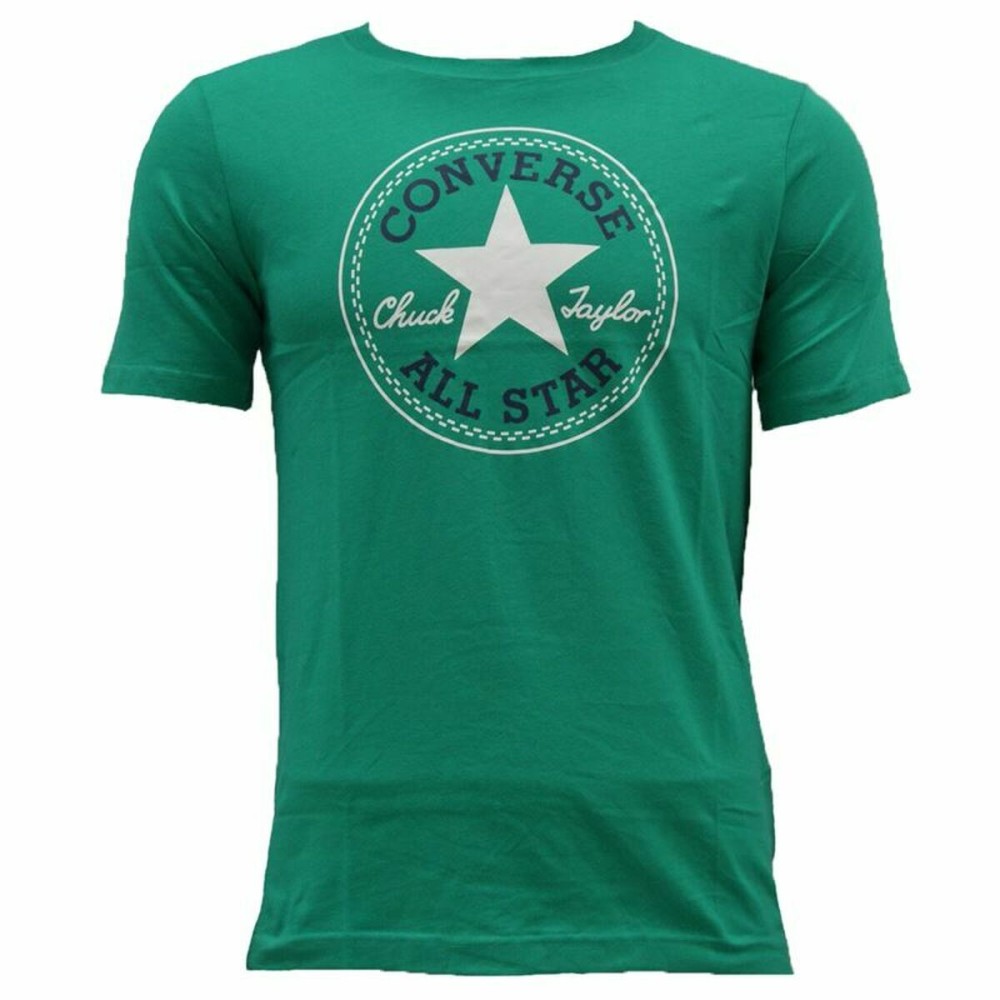 Child's Short Sleeve T-Shirt Converse Core Chuck Taylor Patch Green