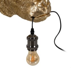 Wall Light Golden Resin A 40 W Gorilla 220-240 V 32 x 28 x 23,5 cm