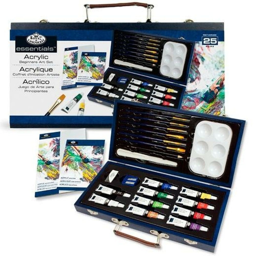 Set de peinture acrylique Royal & Langnickel 25 Pièces Multicouleur