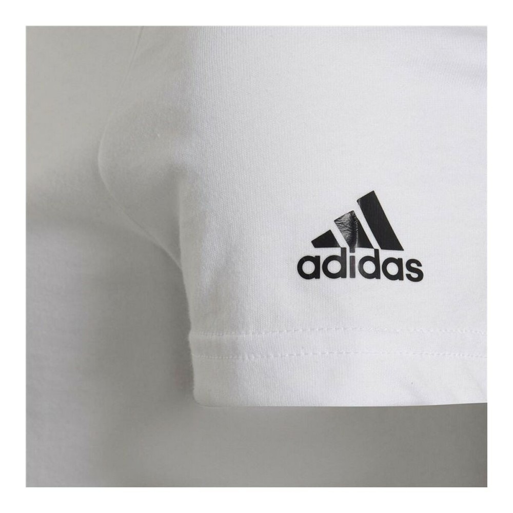 Child's Short Sleeve T-Shirt Adidas Graphic White