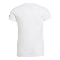 T shirt à manches courtes Enfant Adidas Graphic Blanc