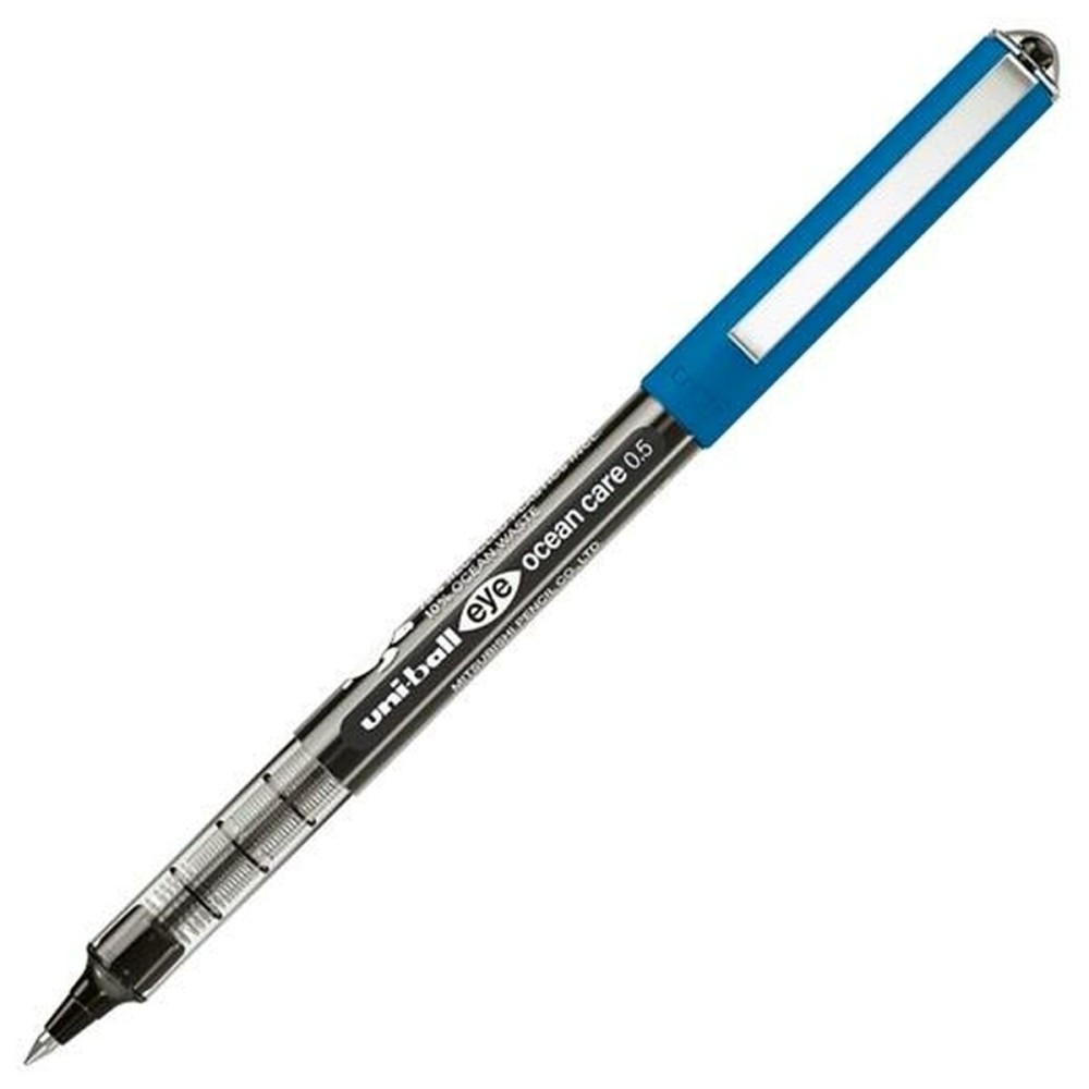 Liquid ink pen Uni-Ball Eye Ocean Care Black 0,5 mm (12 Units)