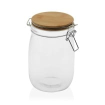 Pot en verre Versa 1 L 11 x 12,5 x 11 cm Verre Bambou