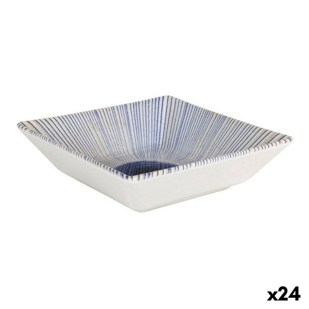 Schüssel für Vorspeisen La Mediterránea Irys 18 x 18 x 5 cm (24 Stück)