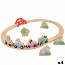 Spielset Fahrzeuge Disney 18 Stücke 37 x 7,5 x 3 cm 4 Stück