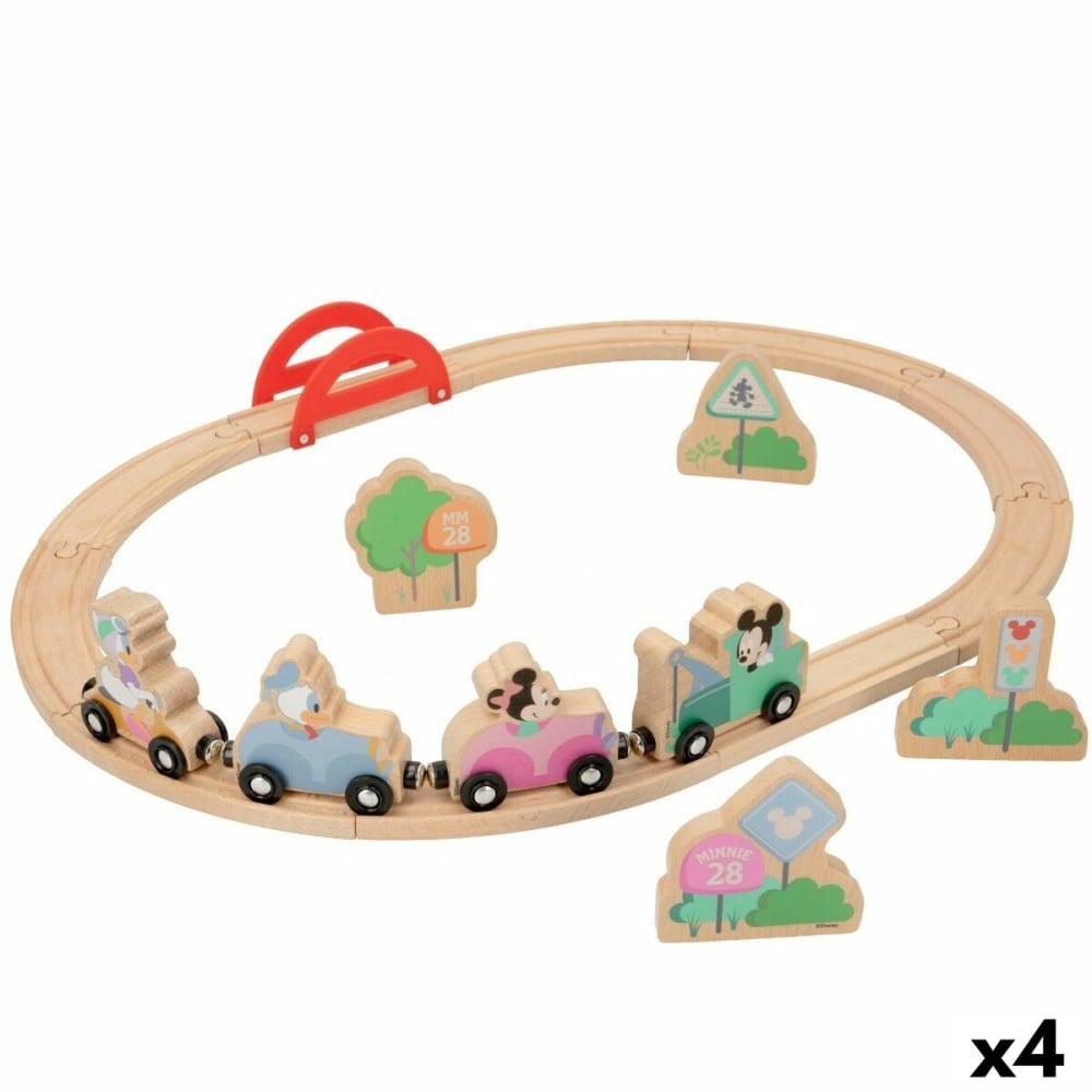 Spielset Fahrzeuge Disney 18 Stücke 37 x 7,5 x 3 cm 4 Stück