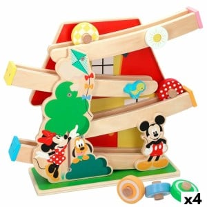 Piste en bois avec rampes d'accès pour voitures Disney 5 Pièces 4 Unités 33,5 x 28 x 9,5 cm