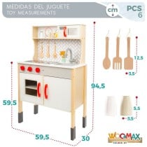 Cuisinière jouet Woomax 59,5 x 94,5 x 30 cm