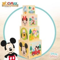 Stapelbare Bauklötze Disney 8 Stücke 4 Stück 12,2 x 12,2 x 12,2 cm