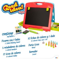 Double-sided Slate Colorbaby 34 x 31 x 29 cm 2 Units 34 x 31 x 29 cm