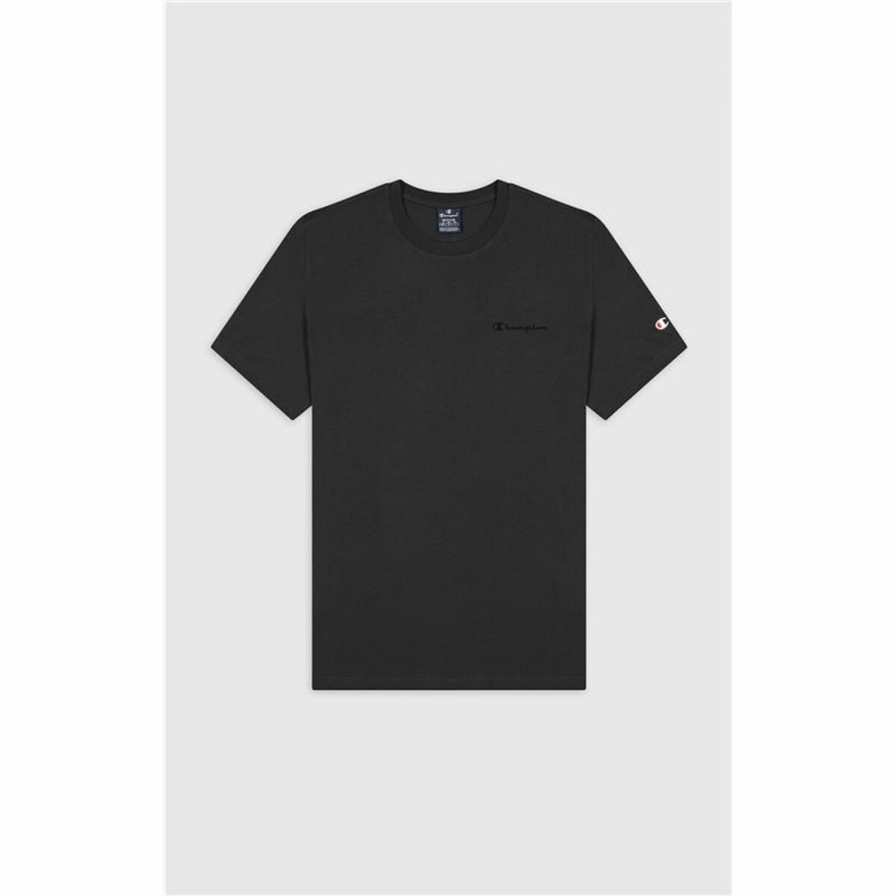 Men’s Short Sleeve T-Shirt Champion Crewneck Black