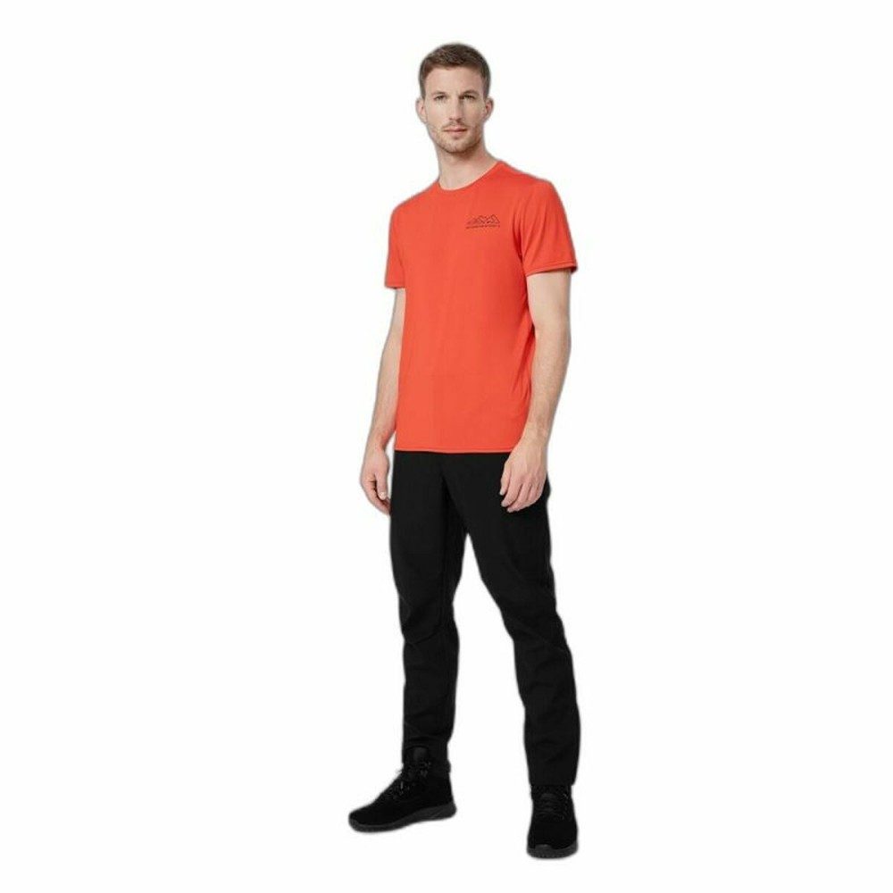 Herren Kurzarm-T-Shirt 4F Fnk M209 Rot