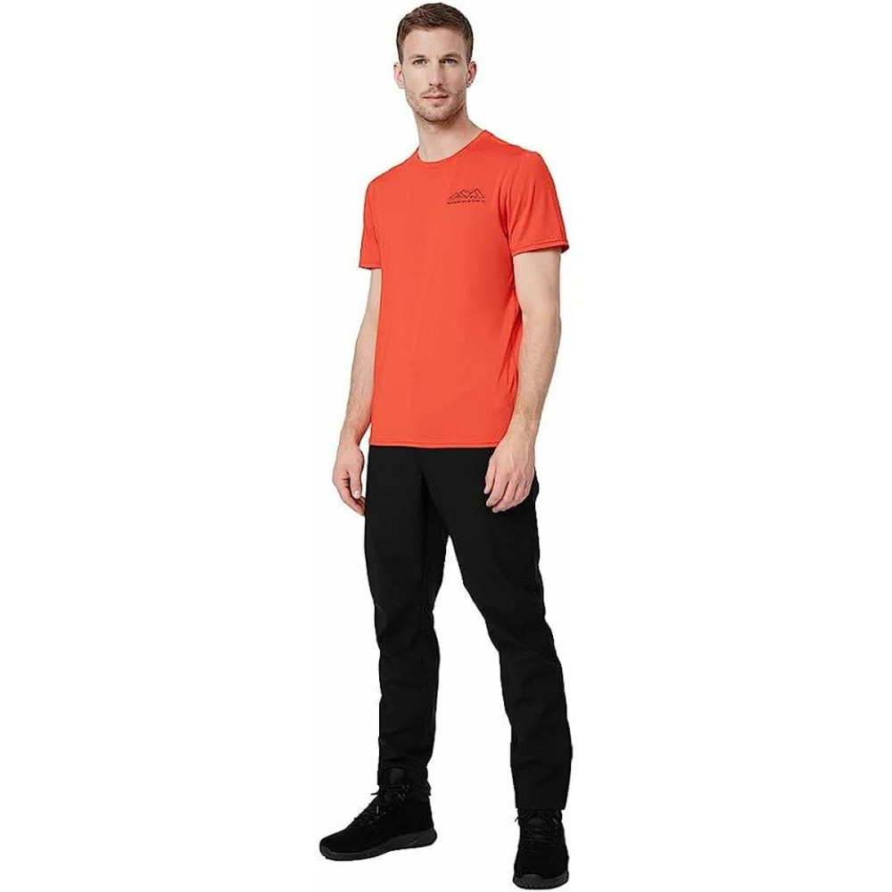 Herren Kurzarm-T-Shirt 4F Fnk M209 Rot