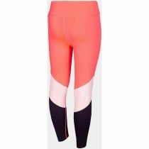 Sports Leggings for Children 4F JSPDF003 Neon Pink