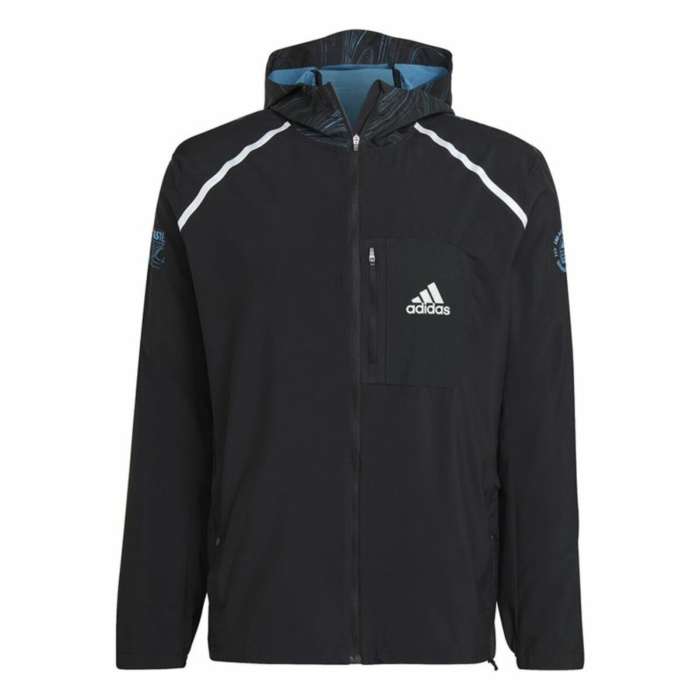 Veste de Sport pour Homme Adidas Marathon For the Oceans Noir