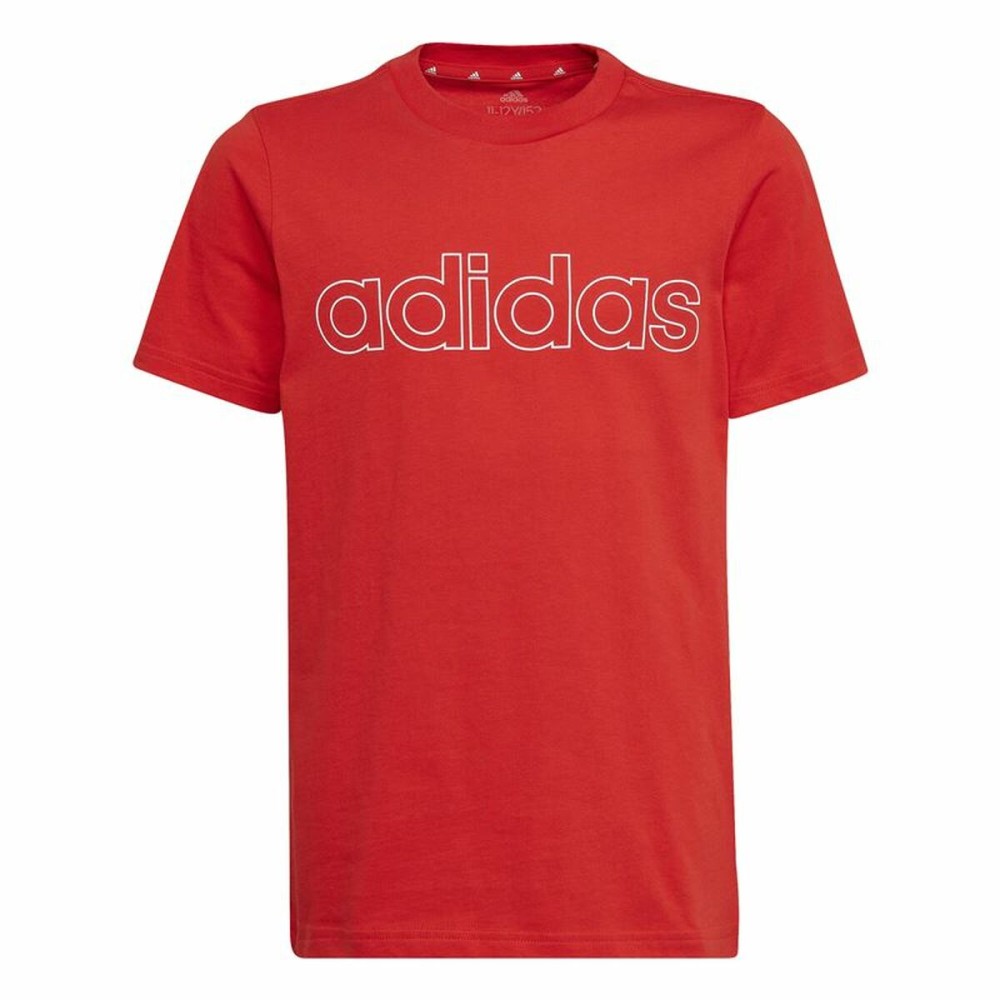 Kurzarm-T-Shirt für Kinder Adidas Essentials  Rot