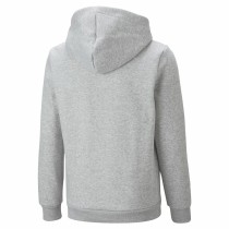 Kinder-Sweatshirt Puma Ess+ 2 Col Big Logo Hellgrau