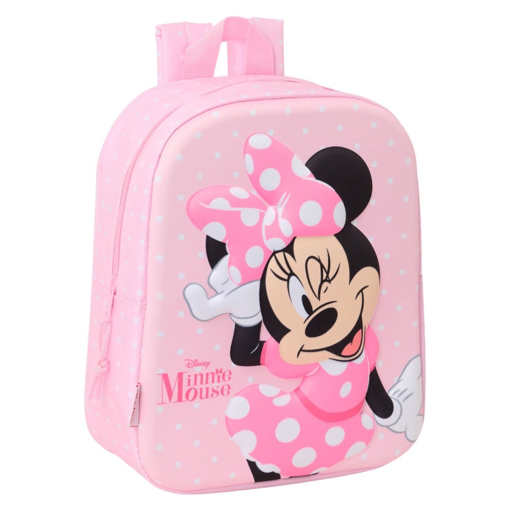 Kinderrucksack Minnie Mouse Rosa 22 x 27 x 10 cm 3D
