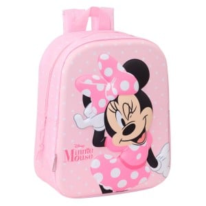 Kinderrucksack Minnie Mouse Rosa 22 x 27 x 10 cm 3D
