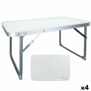 Table Piable Aktive Blanc 60 x 40 x 40 cm (4 Unités)