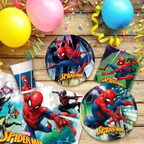 Set d'articles de fête Spider-Man 66 Pièces