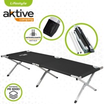 Bed Aktive Black Foldable 190 x 42 x 64 cm (2 Units)