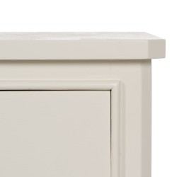 Console Blanc Bois de pin Bois MDF 90 x 33 x 75 cm