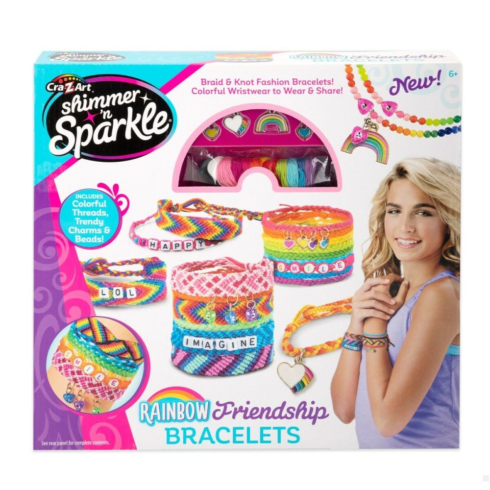 Bracelet Making Kit Cra-Z-Art Friendship Plastic 15 x 23 x 0,1 cm (4 Units)