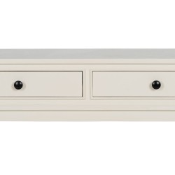 Console Blanc Bois de pin Bois MDF 90 x 33 x 75 cm