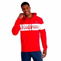 Sweat à capuche unisex Le coq sportif Bah N°1 Rouge