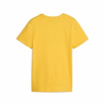 Kurzarm-T-Shirt für Kinder Puma Ess+ 2 Col Logo Gelb