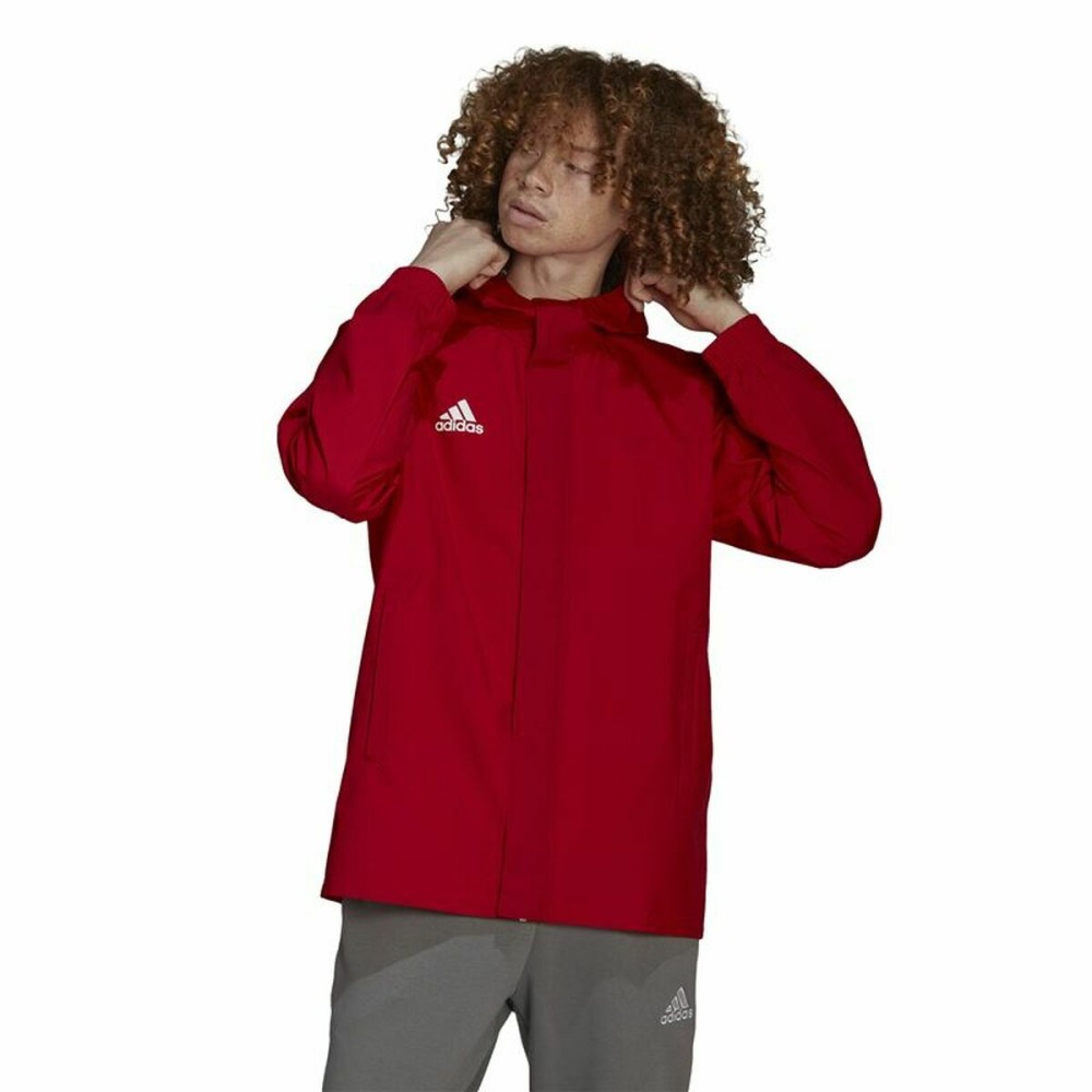 Sportjackefür Herren Adidas Entrada 22 Rot