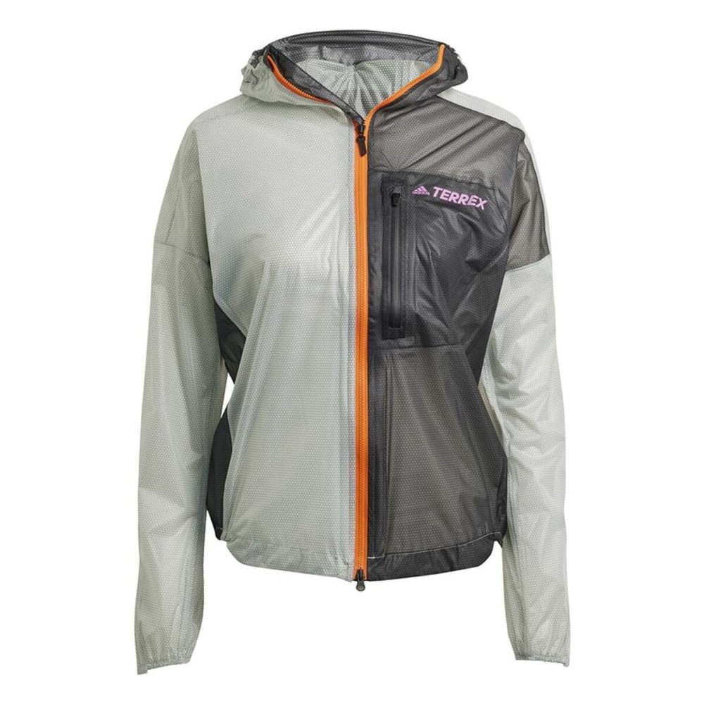 Veste Coupe-Vent Adidas Agr Rain JW Blanc Gris