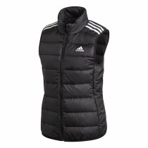 Sportjacke für Frauen Adidas Ess Down Weiß Schwarz Weste