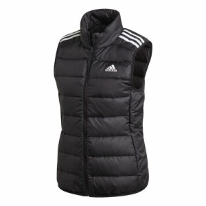 Women's Sports Jacket Adidas Ess Down White Black Vest