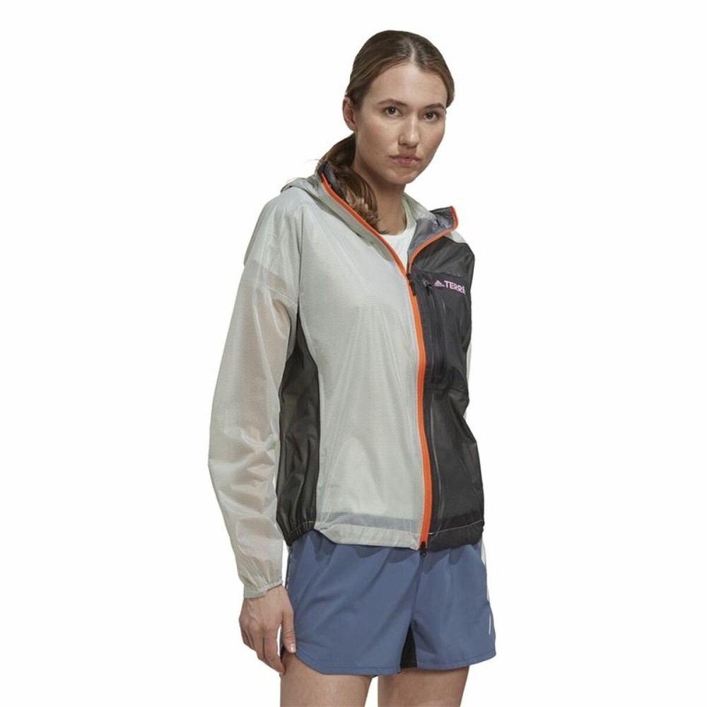 Veste Coupe-Vent Adidas Agr Rain JW Blanc Gris