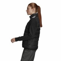 Sportjacke für Frauen Adidas Ess Down Weiß Schwarz Weste