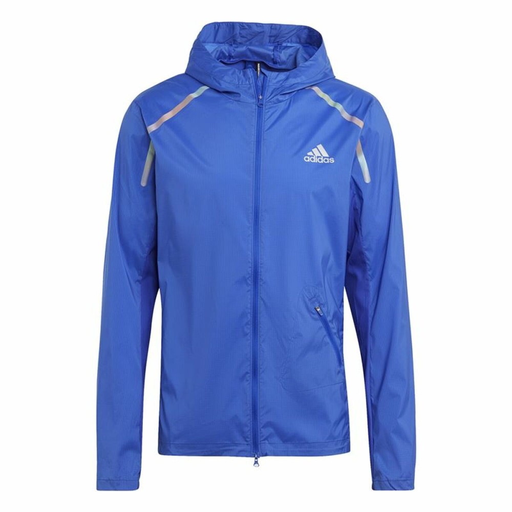 Men's Sports Jacket Adidas Marathon Blue (S)