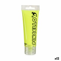 Peinture acrylique 75 ml Jaune (12 Unités)